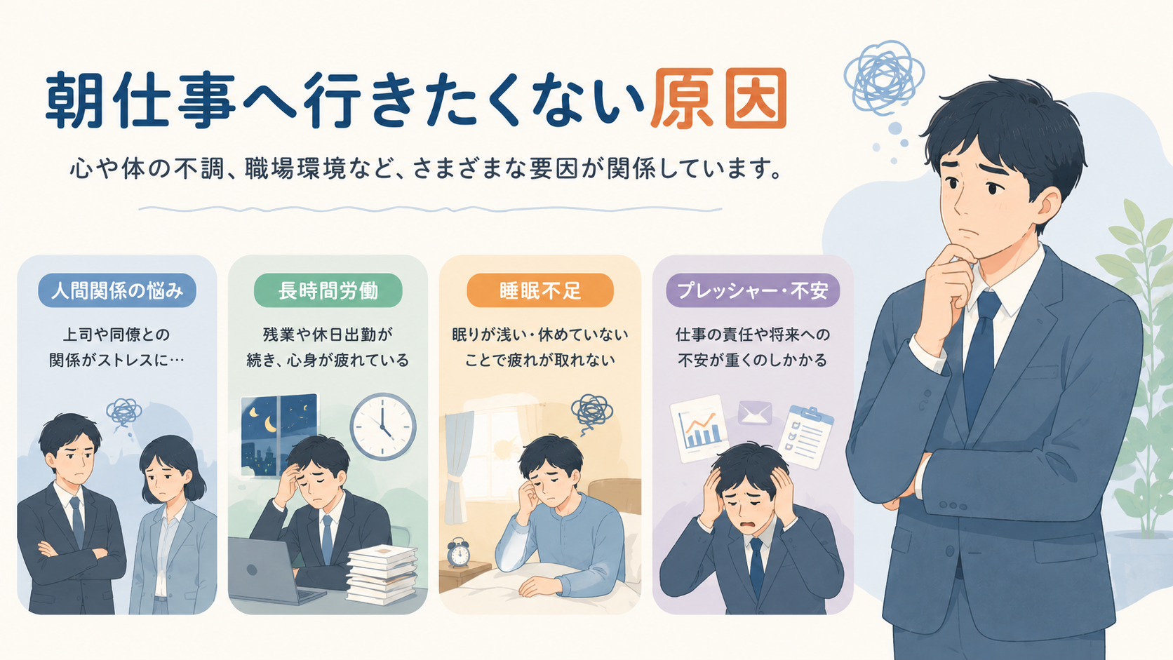 朝、仕事に行きたくない。その気持ち、あなただけじゃない。